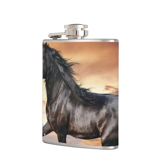 Flasques Beau Cheval Noir (Gauche)