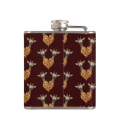 Flasques Beau coeur de girafes (Dos)