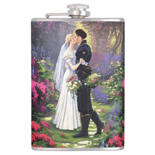 Flasques Beau Couple dans le Parc (Devant)