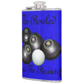 Flasques Beau logo de Bowls de pelouse, (Gauche)