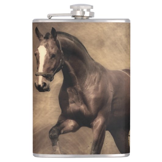 Flasques Beautiful horse throw pillow (Devant)