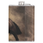Flasques Beautiful horse throw pillow (Dos)