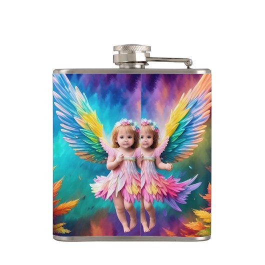 Flasques Bébé Bébé Ange ailes Art-38424 (Dos)