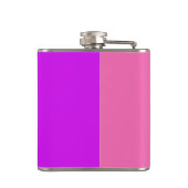 Flasques Bébé Canards sur framboise rose et sorbet pourpre (Dos)