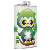 Flasques Bébé Hibou Mignon St Patrick Dessin Animé (Droite)