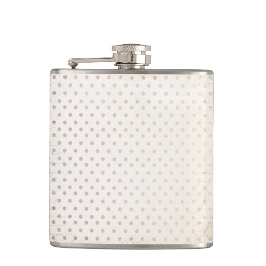 Flasques Beige d'or simple classique de Taupe d'impression (Devant)