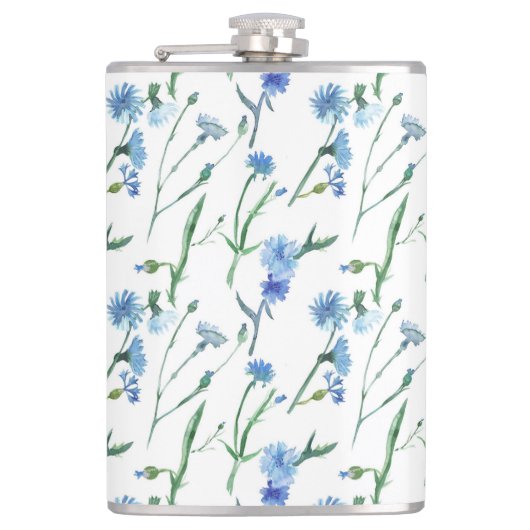 Flasques Belle aquarelle cornfleurs (Devant)
