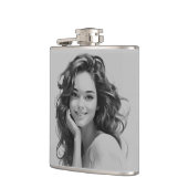 Flasques Belle fiole enveloppée de vinyle (Gauche)