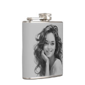 Flasques Belle fiole enveloppée de vinyle (Droite)