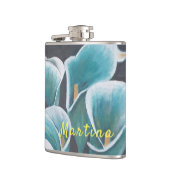 Flasques Belle Fleur Personnalisée (Gauche)