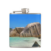 Flasques Belle mer tropicale avec une plage rocheuse (Devant)