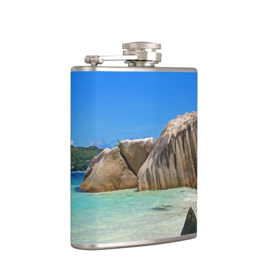 Flasques Belle mer tropicale avec une plage rocheuse (Droite)