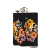 Flasques Belle tête mexicaine de crâne de femmes (Gauche)