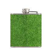 Flasques Belle texture d'herbe verte de terrain de golf (Dos)