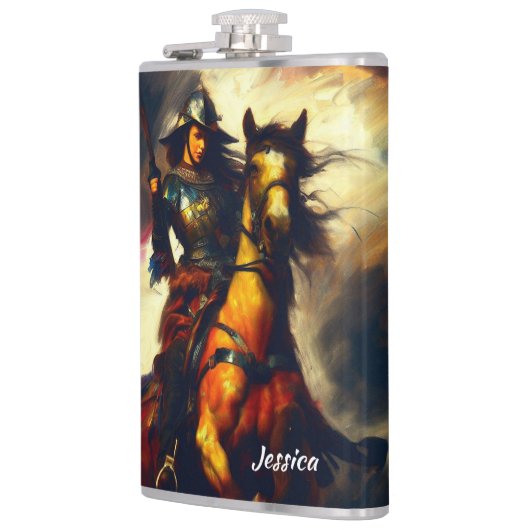 Flasques Belle Valkyrie à cheval (Gauche)