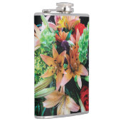 Flasques Belles Fleurs Jeter Oreiller (Droite)