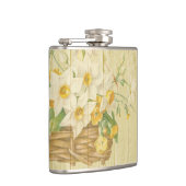 Flasques Belles jonquilles colorées personnalisées (Droite)