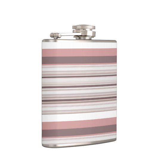 Flasques Belles rayures brunes blanches (Droite)