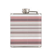 Flasques Belles rayures brunes blanches (Dos)