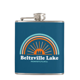 Flasques Beltzville Lake Pennsylvanie arc-en-ciel