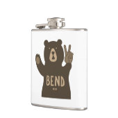 Flasques Bend Oregon Peace Bear (Gauche)