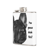 Flasques Berger allemand humoristique (Gauche)