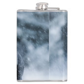 Flasques Berger allemand noir dans la couverture de duvet d (Dos)