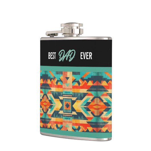 Flasques Best Dad Ever - Aztec Native American (Gauche)