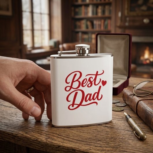 Flasques Best Dad Ever Gift Tee