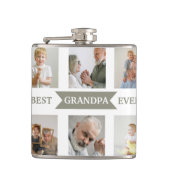 Flasques Best Grandpa Ever – Personalized Photos Flask (Devant)