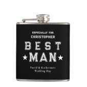 Flasques Best Man Appreciation Gift Black (Devant)