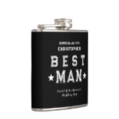 Flasques Best Man Appreciation Gift Black (Droite)