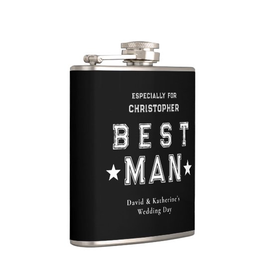 Flasques Best Man Appreciation Gift Black (Droite)