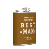 Flasques Best Man Appreciation Gift Brown (Droite)
