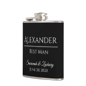 Flasques Best Man Liquor Flask Wedding Favor Cadeau (Gauche)