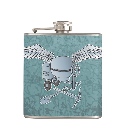 Flasques Béton bleu-gris (Devant)