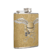 Flasques Bétonnière beige (Droite)