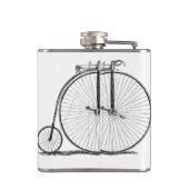 Flasques Bicyclette à grande roue Penny Farthing (Dos)