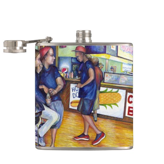 Flasques Bière chaude, hommes froids et moi, je suis chaud (Ouvert)