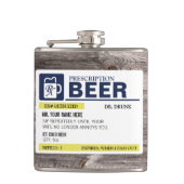 Flasques Bière drôle de prescription (Devant)
