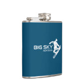 Flasques Big Sky Resort Montana Snowboardeur (Droite)