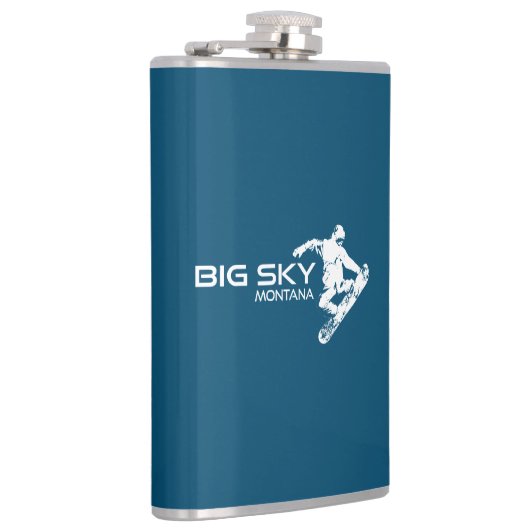Flasques Big Sky Resort Montana Snowboardeur (Droite)