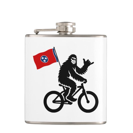 Flasques Bigfoot Cyclisme Drapeau du Tennessee (Devant)