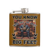 Flasques Bigfoot Feet Joke (Devant)