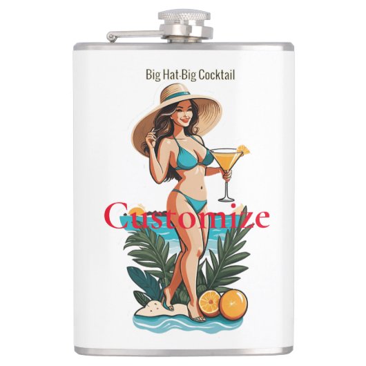 Flasques Bikini Babe Big Casquette - Big Cocktail Thunder_C (Devant)