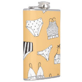 Flasques Bikini tropical : Motif d'été à main (Droite)