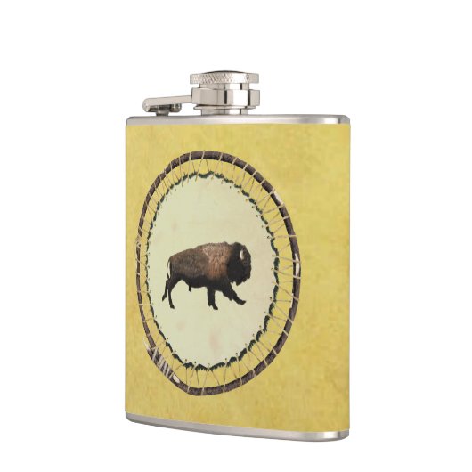 Flasques Bison galopant (Gauche)