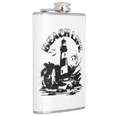 Flasques Black and White Lighthouse Beach Life (Droite)