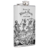 Flasques Black Death Dancing Skeletons gothique Macabre (Droite)