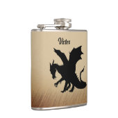 Flasques Black Dragon Rustic Arrière - plan Personnel (Droite)